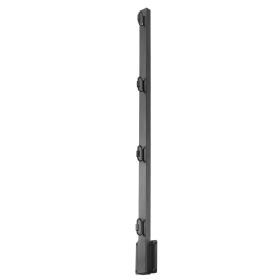 Fence Post Extender, 12 Packs 32.1 in Barbed Wire Arm, Sturdy Steel Fence Height Extender, Flat or Surface Mounted Barbed Wire Extension Arms