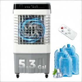 3-in-1 Evaporative Air Cooler 2100 CFM with 5.3 Gal Water Tank for Indoor And Outdoor Use