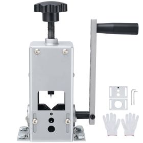 Manual Wire Stripper Machine, 0.06-1.18 in, Copper Cable Stripper Tool, Hand Crank or Drill Powered Modes
