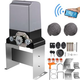 Sliding Gate Opener 3300 LBS Automatic Sliding Gate, Gate Opener Motor with 2 Remote Controls, 230 ft Remote Distance Driveway Rolling Gate